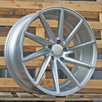 R20x8.5  5X112  ET  33  66.5  B1059  Machined Silver (MS)  For RACIN  (Z7)  (LEFT SIDE (Style Vossen)Front+Rear)
