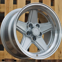 R16x8  5X112  ET  11  66.6  B1794  Silver+Polished Lip (SP)  For MER  (Z1)  (Rear+Front)